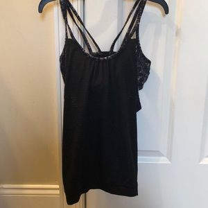 Athleta tank top/ sports bra combo